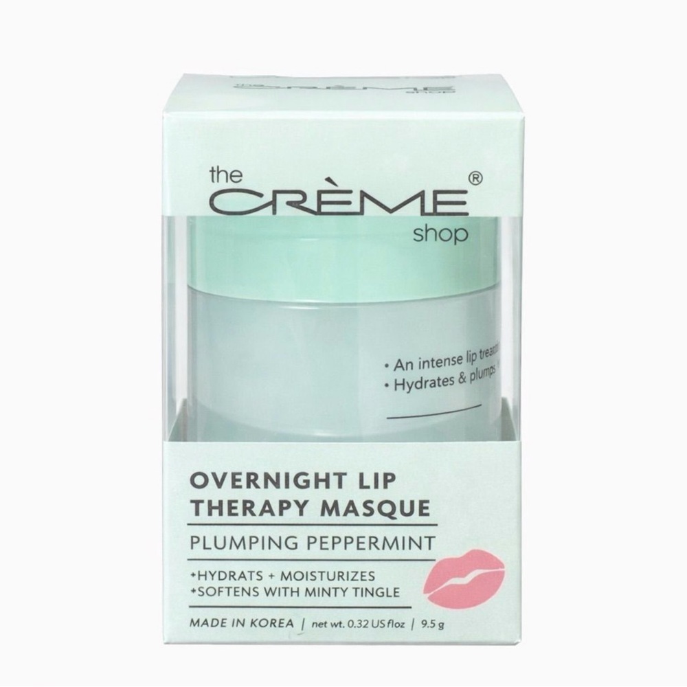 The Crème Shop - OVERNIGHT LIP THERAPY MASQUE - PLUMPING PEPPERMINT